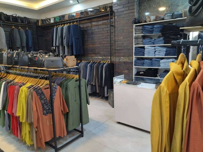 پوشاک جیوردانو شیراز؛ ماندرگاری بالا بهار تابستان پشم کشمیر Dress