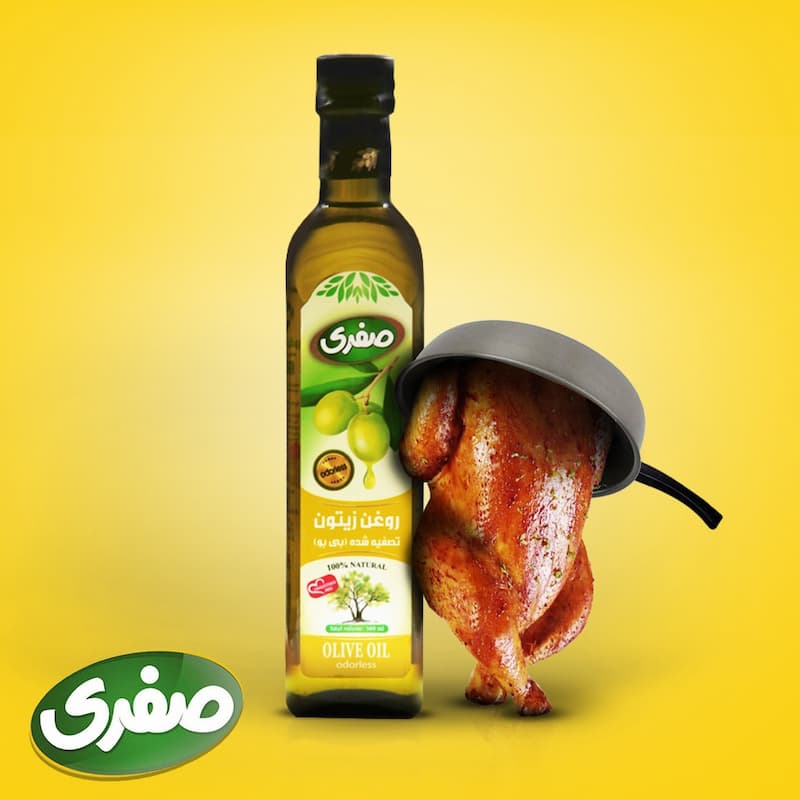 روغن زیتون صفری؛ بکر فرابکر تصفیه عمده خرده Safari