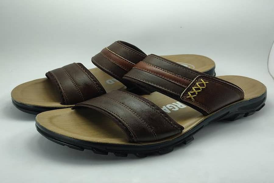 صندل مردانه پاسارگاد؛ چرم پلاستیکی سبک منعطف سایز (27 29 30 33)