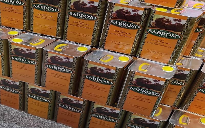 روغن زیتون قوطی؛ سبز ماساژ درمانی حاوی ویتامین E K D A