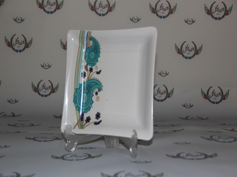 سرویس ملامین نازگل؛ صورتی بنفش آبی 2 مدل گرد مربع