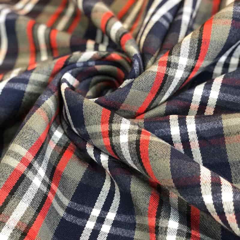 پارچه کشمیر چهارخونه سپاهان؛ رنگ ثابت باکیفیت الیاف طبیعی sepahan