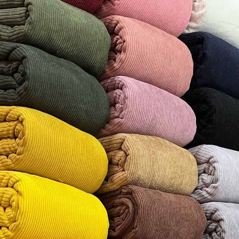 پارچه مخمل کبریتی حوله ای؛ قابل شستشو 4 رنگ (سفید قرمز سبز نارنجی)