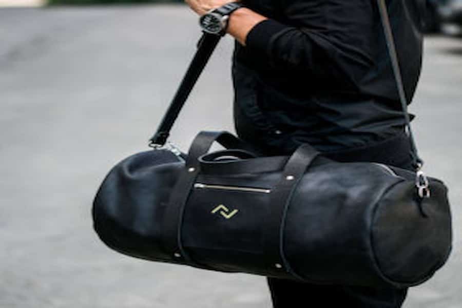 کیف ورزشی مردانه؛ بنددار دسته دار 2 جنس نخی چرم Bag