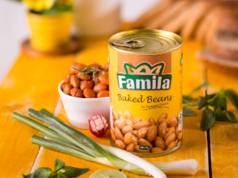 کنسرو لوبیا فامیلا؛ بهداشتی بافت گوشتی مغذی پروتئین Famila