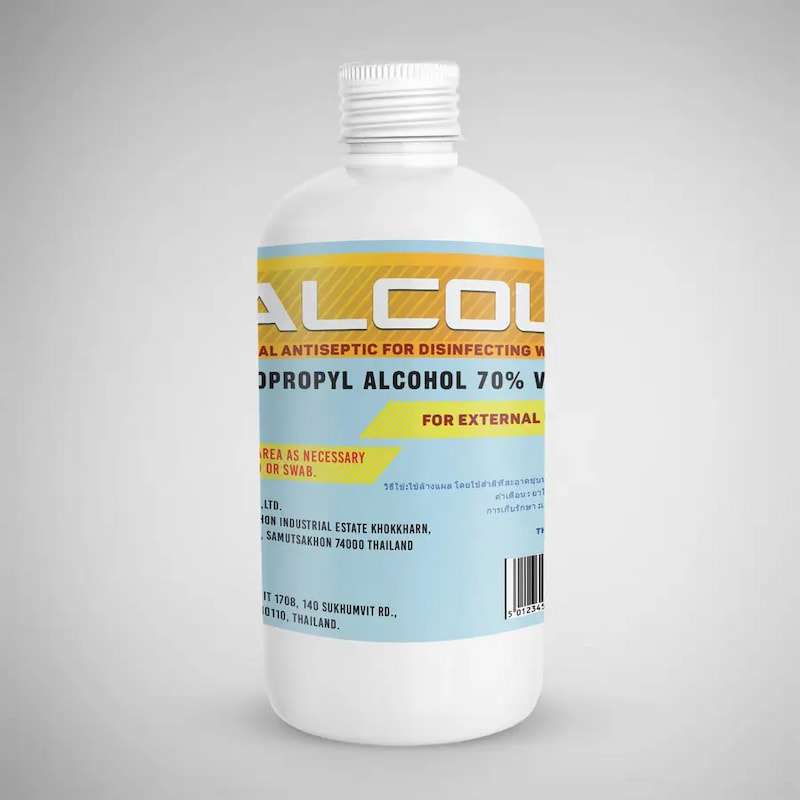 الکل سفید پزشکی؛ شفاف بوی ملایم ضد عفونی کننده غلظت 96 Alcohol