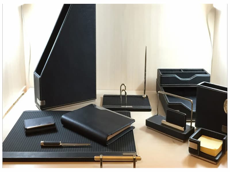 ست رومیزی چرمی مدیریتی؛ مرتب سازی جلوه خاص زیر دستی فشرده leather