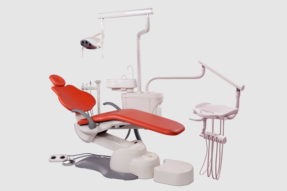 یونیت دندانپزشکی فیدار پلاس؛ فلز آهن (چراغ کاسه گودی) سیاه سفید Fidar Plus