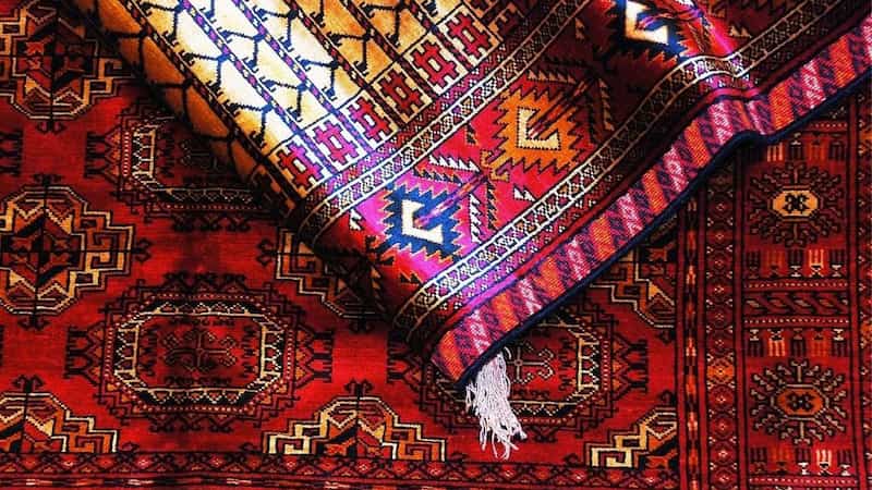 گلیم فرش ماشینی شیراز؛ مستطیل شکل 3 نوع پلی استر پنبه پشم (9 12) متر