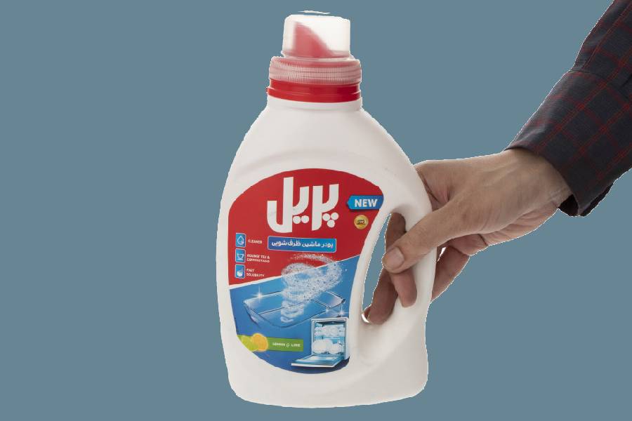 پودر ماشین ظرفشویی پریل ترکیه؛ پاکتی پلاستیکی 2 رایحه لیمو انگور Pril