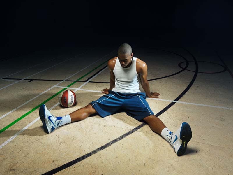 لباس ورزشی بسکتبال؛ آبی نارنجی پلی استر پنبه پیراهن رکابی Shorts