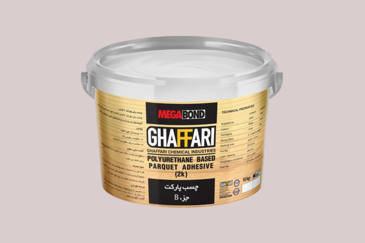 چسب پارکت غفاری؛ مقاوم حرارتی رطوبتی 2 نوع مایع پودر Gaffari