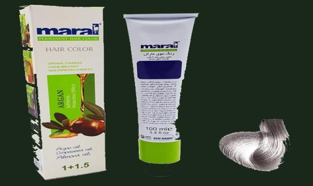 رنگ مو مارال عمده؛ مشکی خاکستری 300 گرمی دارای ویتامین