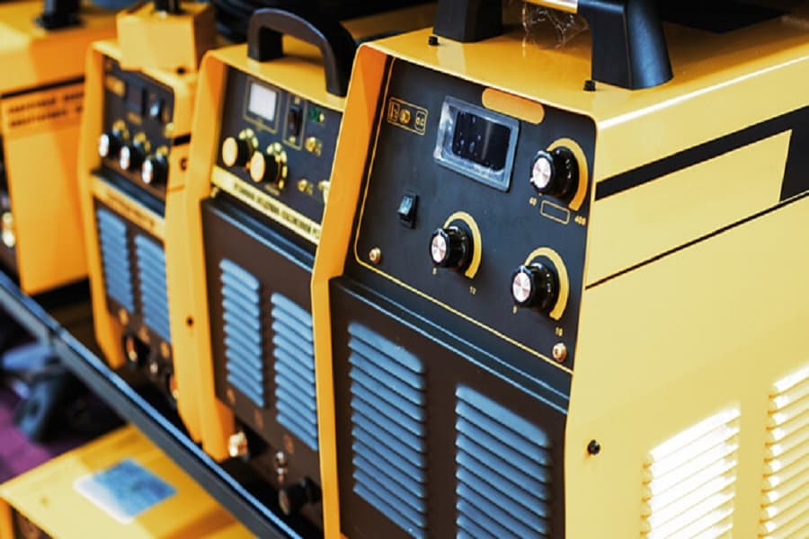 دستگاه جوش اینورتر؛ صنعتی کوچک کم مصرف سبک رنگ (قرمز نارنجی زرد)