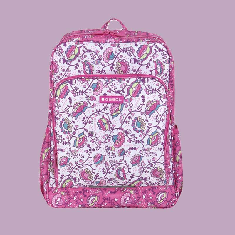 کیف مارک گابل؛ چرم پلی استر کوله بند دار 2 رنگ بنفش آبی