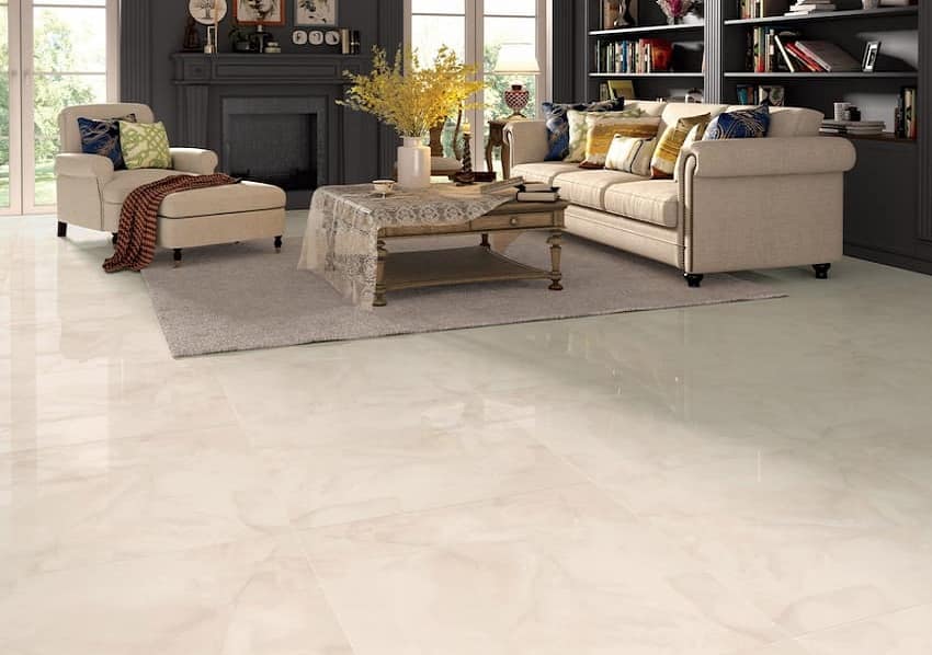 کاشی و سرامیک کوثر ابرکوه؛ کف دیوار ساختمان تجاری مسکونی Abarkoh