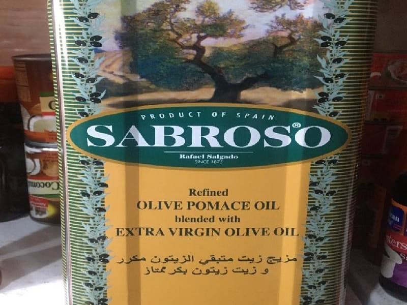 روغن زیتون سابروسو 4 لیتری؛ دارای ویتامین E D ارگانیک Sabroso