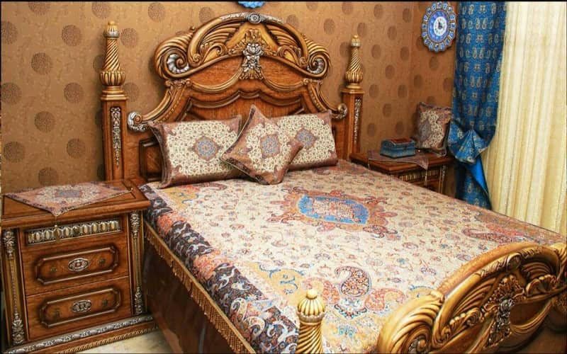 روتختی ترمه دونفره؛ فاقد پرز ضد حساسیت 2 طرفه cashew