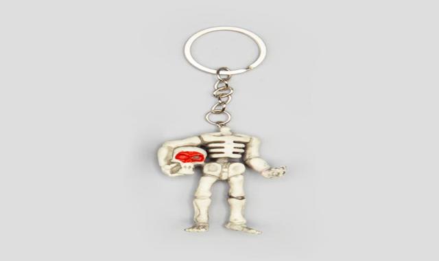 جاکلیدی اسکلت؛ پلی استر برنجی برنزی (20 30) گرم skeleton