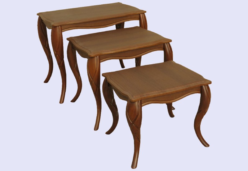 میز عسلی منبت کاری شده؛ پایه ثابت تاشو متریال مرغوب honey table