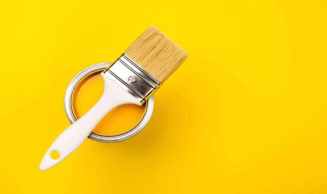 رنگ ساختمان سفید و طلایی؛ روغنی اکرلیک (2 5 10) کیلوئی ماندگاری بالا