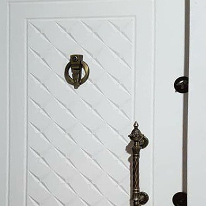 درب ضد سرقت سفید رنگ؛ مقاوم دوام طول عمر زیاد Door