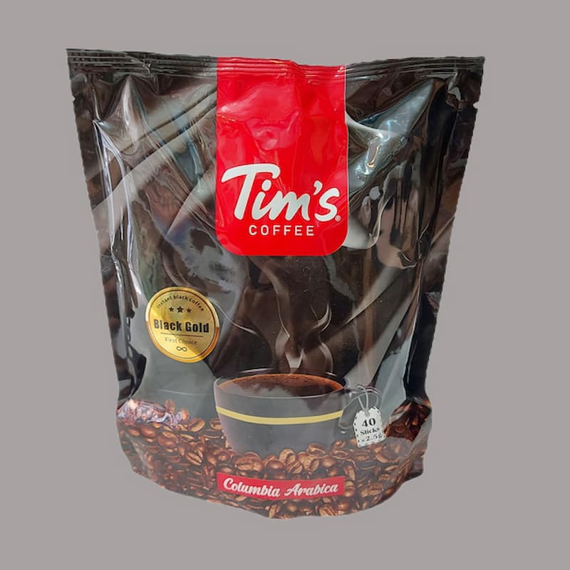 قهوه تیمز بلک گلد؛ پودری چهل شاسه 2.5 گرمی تک نفره Coffee