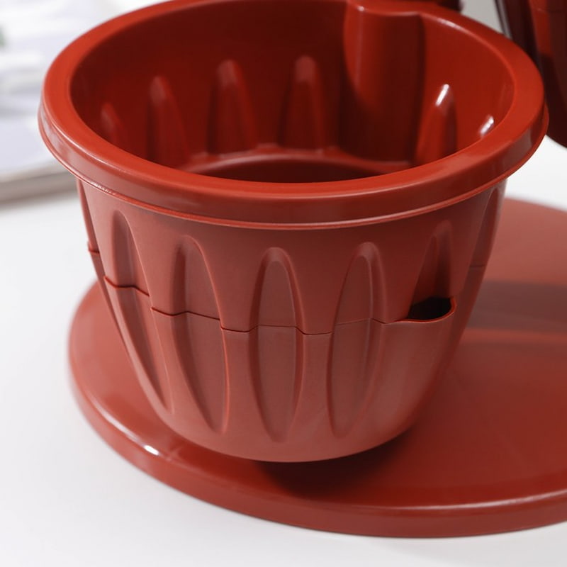 زیر گلدانی پی وی سی؛ ساده پایه دار ضد ترک منعطف جنس PVC