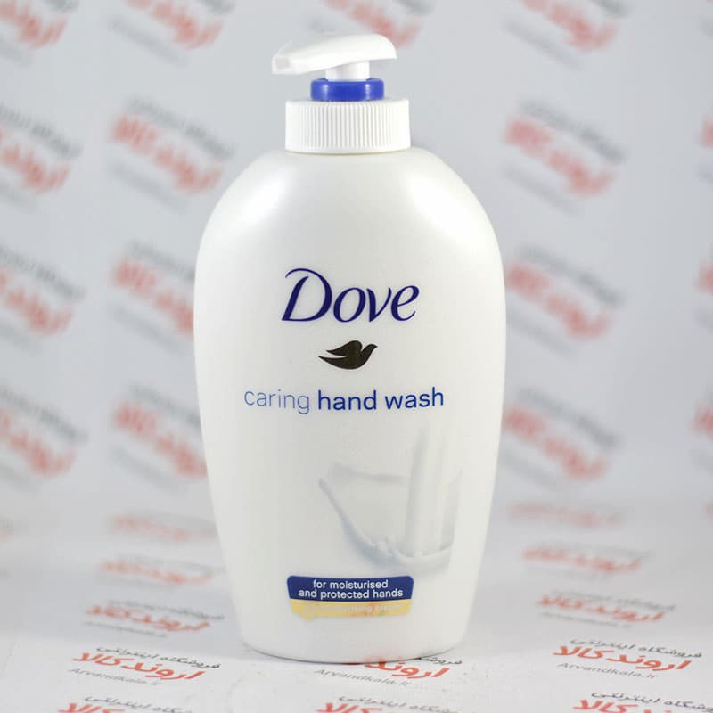 مایع دستشویی داو بزرگ؛ صدفی نارنجی صورتی 2 رایحه بادام پرتقال Dove