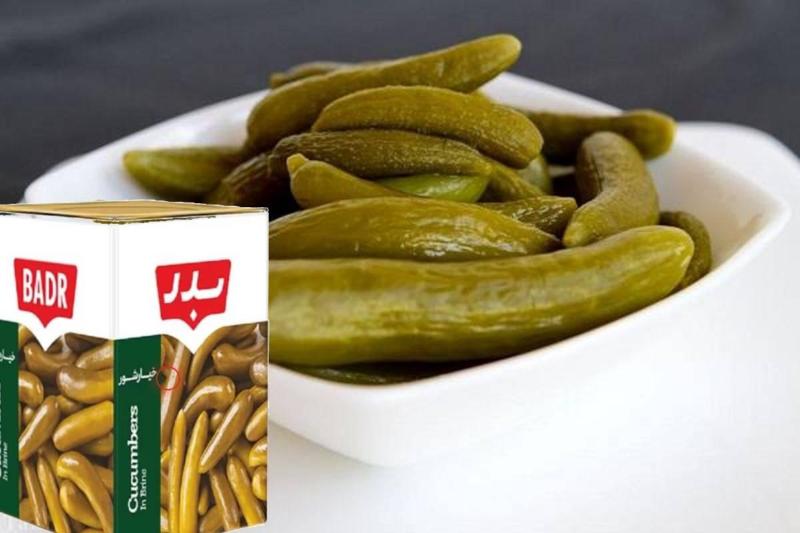 خیارشور حلب بدر؛ ریز درشت نمکی سرکه ای حاوی ویتامین A B C