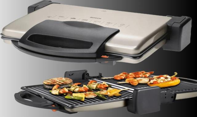 دستگاه گریل بوش؛ آلومینیوم نچسب قابل شستشو نسوز Germany