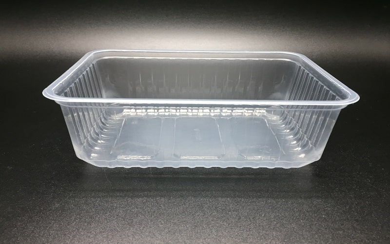 ظرف یکبار مصرف نیم پرس؛ پلاستیکی حمل راحت غذا پی وی سی halfpress