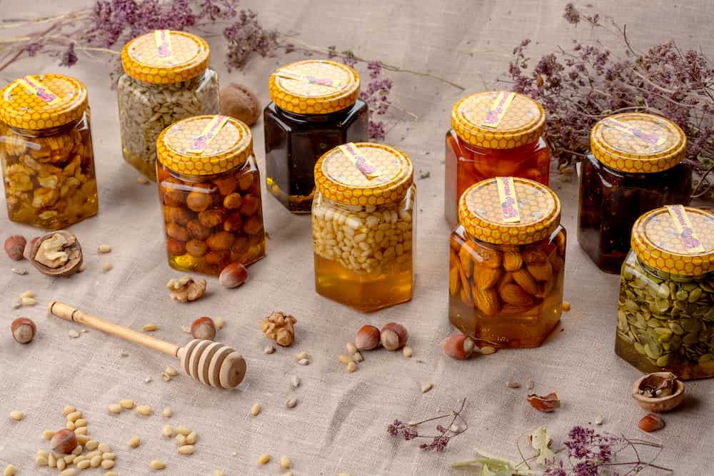 عسل چهار مغز؛ طبیعی معطر کاهش چربی تقویت کننده ذهن honey