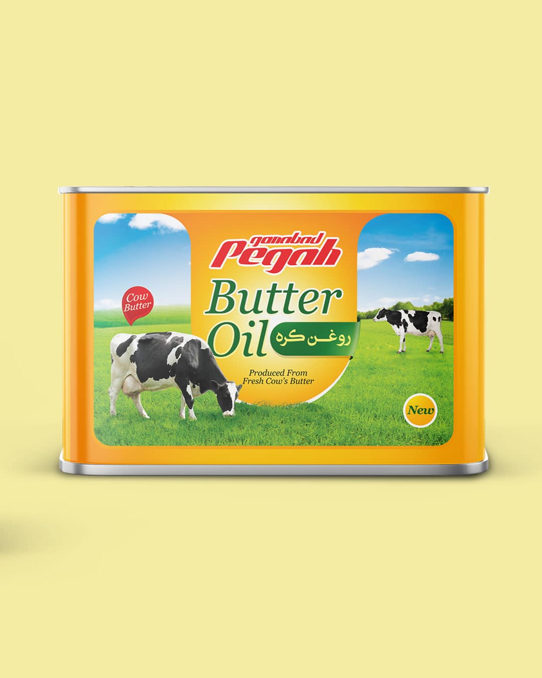 روغن حیوانی پگاه؛ جامد حلبی ارگانیک ترانس پایین (1 3 5) کیلوگرم