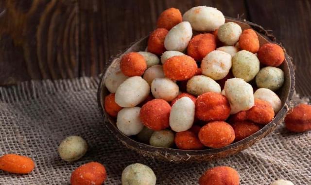 بادام زمینی روکش دار فله ای؛ خام بوداده نیاسین فیبر Brazil