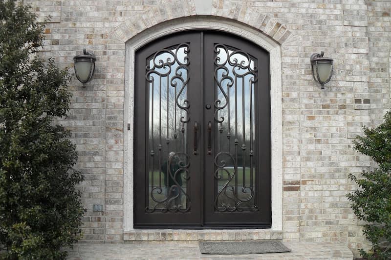 درب فلزی پایون تبریز؛ تک لنگه 2 جنس آهن استیل