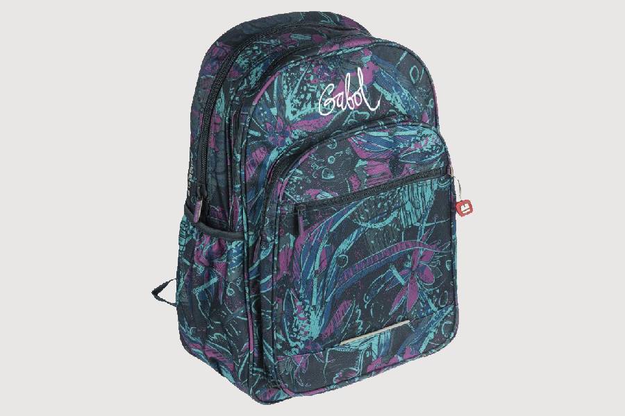 کیف کوله گابل؛ پلی استر مدرسه (پشت ارگونومیک) مستحکم مقاوم