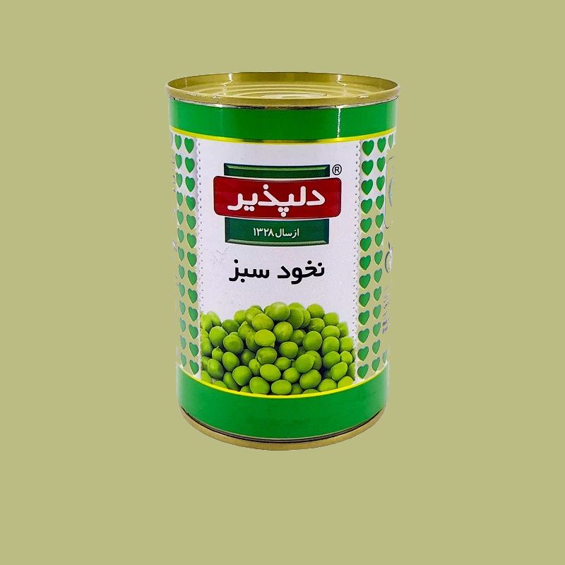 کنسرو نخود فرنگی دلپذیر؛ پروتئین زینک کلسیم اتوماتیک Vitamin A