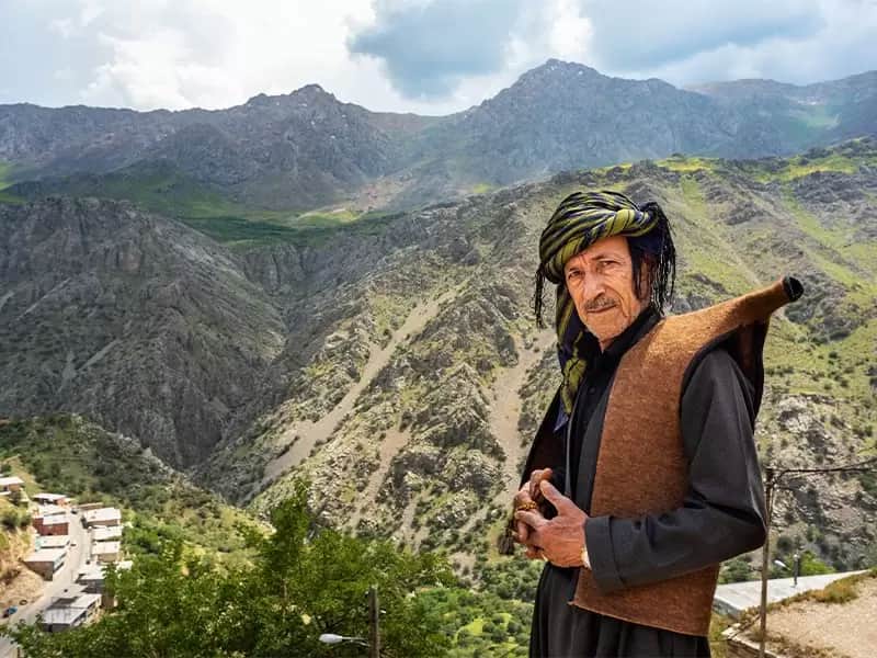 لباس کردی مردانه (چوخه) خاکستری قهوه ای 3 مدل پاتول ملکی کله بال