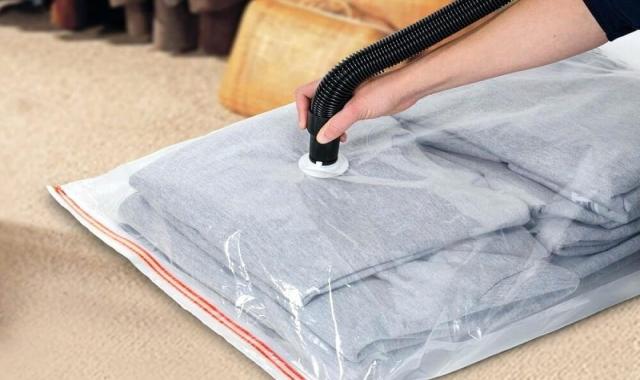 نایلون وکیوم لباس؛ زیپ دار دکمه ای پنج لایه شفاف PVC