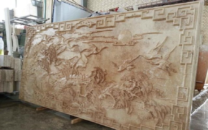 تابلو سنگی رومی؛ کلاسیک باستانی قابلیت نورپردازی (CNC)