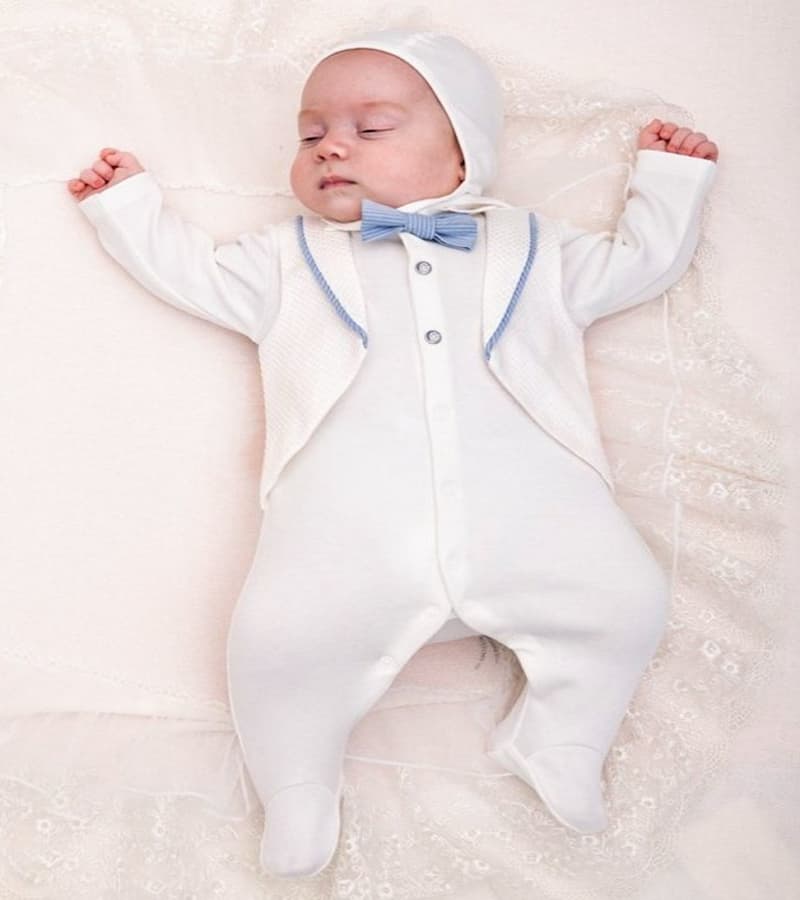 لباس سرهمی زمستانی نوزاد؛ الیاف طبیعی پلی استر 2 نوع دخترانه پسرانه Baby