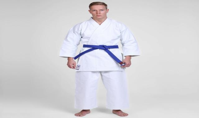 لباس کاراته ایران رزم؛ پلی استر پیراهن شلوار کمربند White