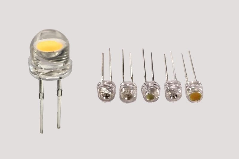 لامپ ال ای دی کلاهی؛ رنگ شفاف سازگار محیط زیست چند میلیمتری فاقد mercury