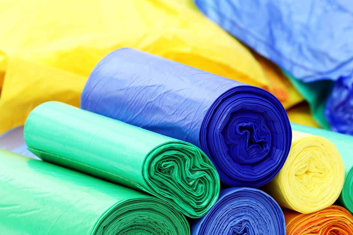 کیسه زباله متوسط بادوک؛ پلاستیک منعطف پرفراژدار ابعاد (55*70)