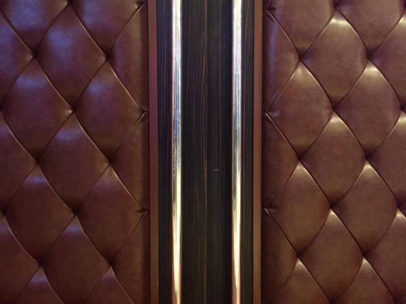 چرم روی درب؛ ضد آب تعریق عایق صدا دفتر مدیریت Leather