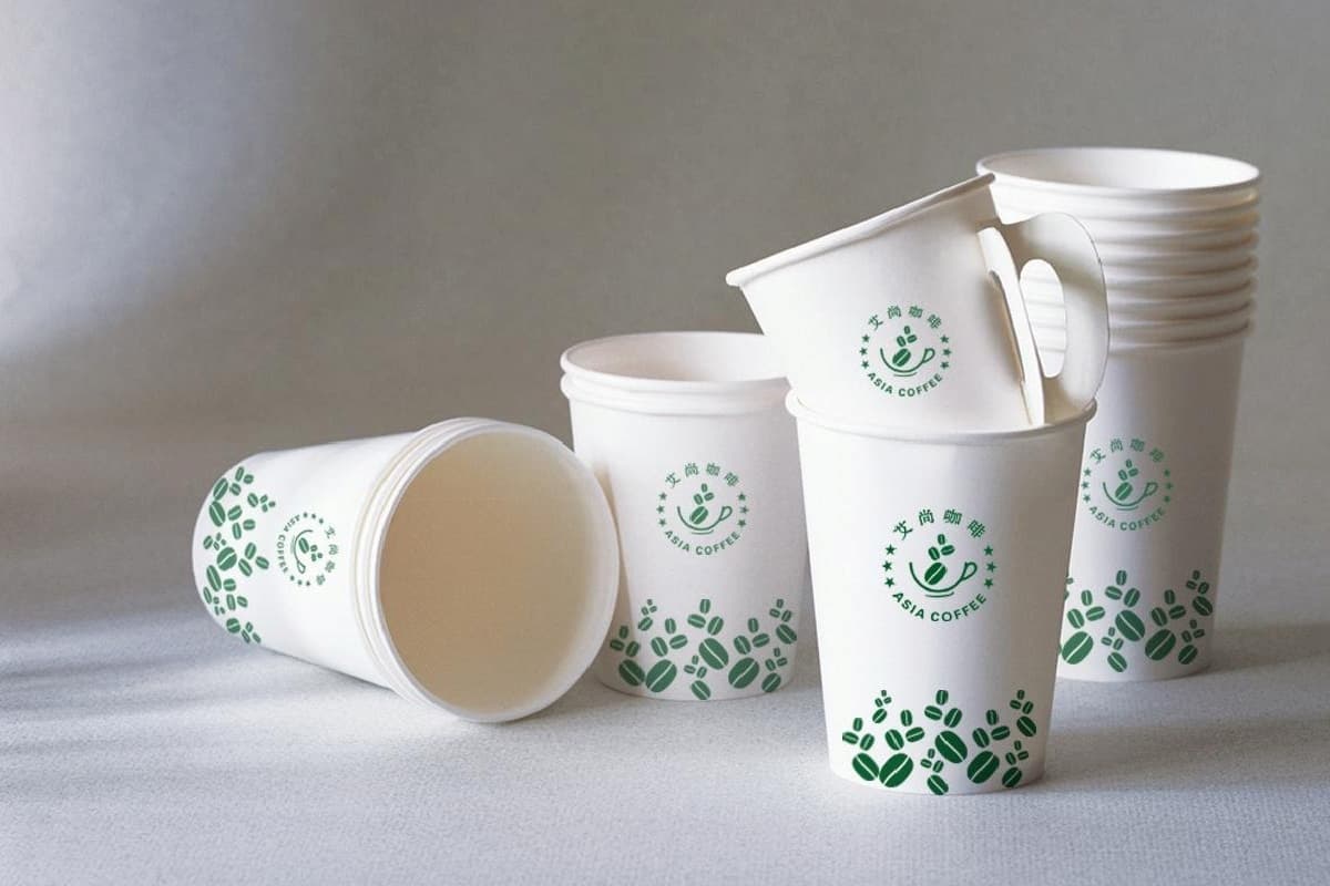 لیوان یکبار مصرف پلاستیکی ضخیم؛ شفاف سفید رنگی مواد Monomer