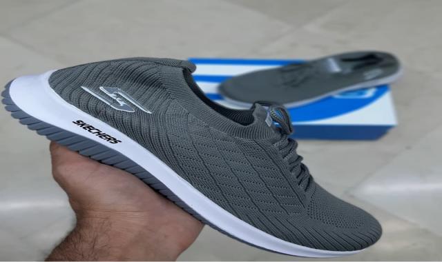 کفش اسکیچرز مردانه؛ اسپرت کفی منعطف زیره چند لایه آج دار Skechers