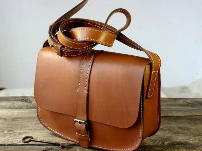 کیف چرم دست دوز زنانه؛ طبیعی مصنوعی 3 رنگ مشکی قهوه ای زرشکی