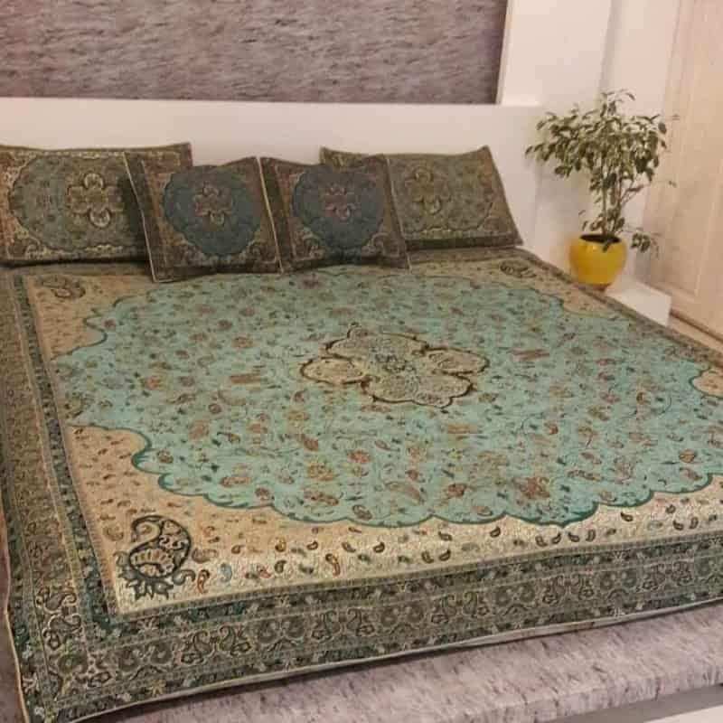 روتختی ترمه دونفره (زربافت) دستی ماشینی بت جقه سفره گبری سنتی luxury